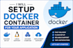 setup docker container for your application