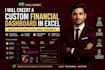 create a custom financial dashboard in excel with automation loan amortization