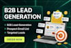 be your data entry and lead generation expert