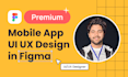 design clean and minimal UI UX for apps and websites
