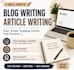 write clear and engaging blog articles and content