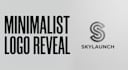 create a clean minimalist 2d logo reveal