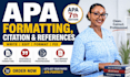 write, edit, format, and fix apa 7th citations and references