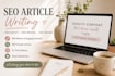 write SEO articles and blog posts