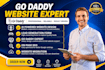 do godaddy website design, redesign godaddy website develop godaddy website seo