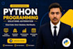 provide python programming tasks and software development