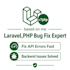 fix PHP laravel bugs, API issues, and backend errors fast