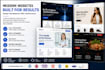 design and develop a fast, secure, and scalable business website