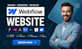 design or develop webflow website, webflow landing page, figma to webflow