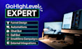 setup gohighlevel CRM, go high level automation, funnel, vapi ai expert