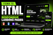 convert figma to html css responsive landing page