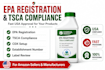 handle USA epa registration, tsca compliance and filing