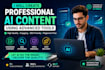 create professional ai content using advanced tools