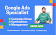 setup, optimize and will manage google ads campaign