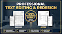professionally edit text on screenshots, documents, and PDF files