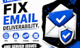 fix email deliverability, dns, SSL, cpanel and server issues