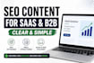 write SEO optimized and b2b software articles