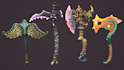 provide modular scifi props and environment  models with asset optimization