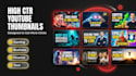 design premium ai youtube thumbnails with high CTR