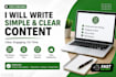 write simple product description and short captions