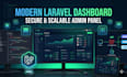 build a modern admin dashboard in laravel