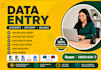 be your virtual assistant for data entry, data mining, copy paste, web research