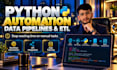 build python data pipelines for extraction and automation
