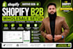 setup shopify b2b wholesale store with custom pricing