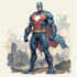 create superhero cartoon character for you