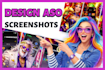 design awesome play store and app store screenshots