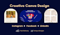 create stunning social media designs using canva