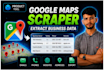 provide a google maps scraper for business data extraction