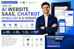 do ai website saas chatbot mobile app software ai webapp web developer