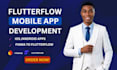 build flutterflow app developer  UI , backend  API integration