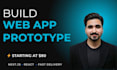 build a functional web app prototype or mvp for your startup