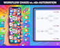 do mobile app development android, ios app n8n automation as software developer