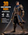 realistic 3d game character stylized 3d character model for unity unreal engine