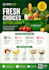 do any graphic design flyer supermarket, grocery store