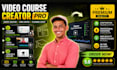 course creator, course video editing, course content creation, elearning video