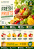 design supermarket flayers and brochure