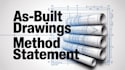 create as built drawings from sketches and write construction method statement