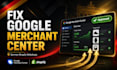 fix google merchant center misrepresentation for shopify store, ads