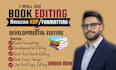 edit books for amazon KDP, developmental editing and formatting