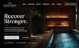 build squarespace sauna studio website cold plunge wellness recovery website
