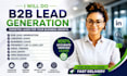 do b2b lead generation and linkedin leads, verified email list lead sales closer