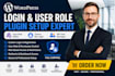 setup wordpress login and user role plugins user role editor theme my login wp