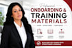 create onboarding and training materials for your business