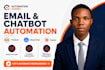 do manychat, flodesk email setup and zapier zap integration flowlu