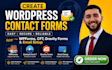 create wordpress contact forms using wpforms, cf7 gravity forms and email setup