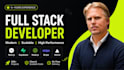 build custom website development, front end development, full stack developer